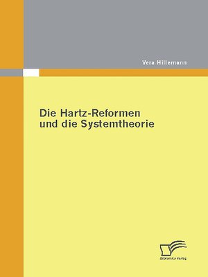 cover image of Die Hartz-Reformen und die Systemtheorie